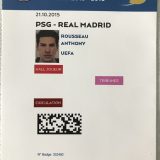 Badge PSG Réal, LDC, 21.10.2015
